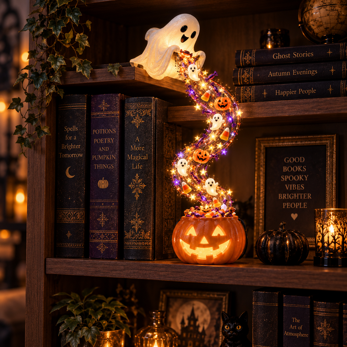 🧙 49% OFF | Witch Cascade Shelf Light – A Magical Glow for Halloween Night ✨