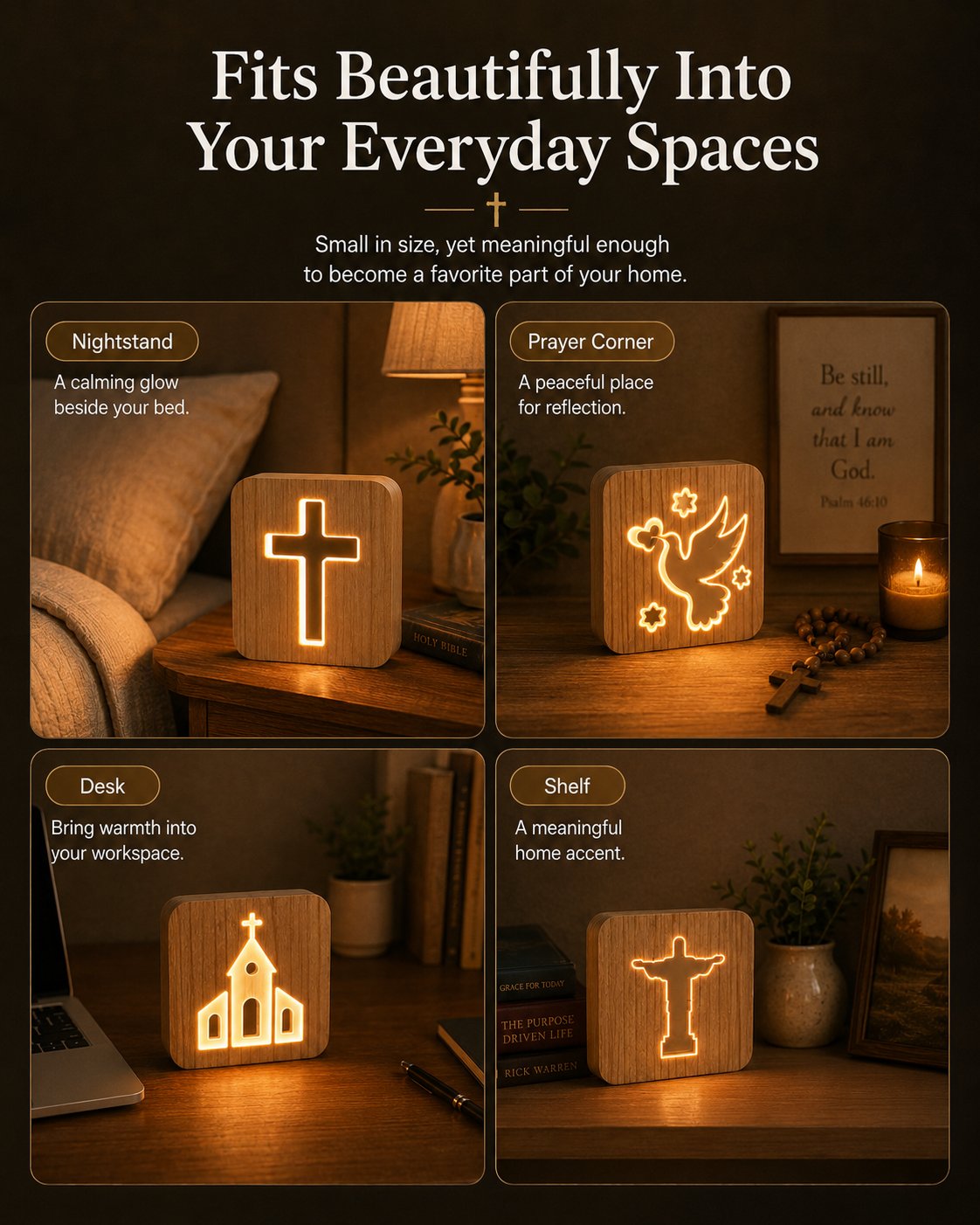 🔥LAST DAY 49% OFF-✨ A Gentle Light For The Moments That Matter ✝️