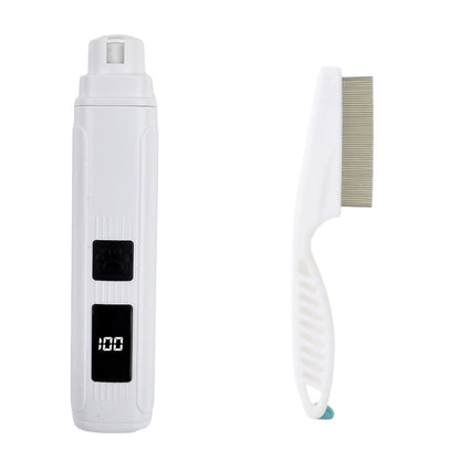 🥳2026 HOT SALE🥳💞50K+ SOLD!🐶💨 50% OFF! Electric Pet Nail Grinder – Whisper‑quiet, 3‑step gentle grinding. LED power display & USB‑C rechargeable – stress‑free grooming for dogs & cats! 🛡️✨