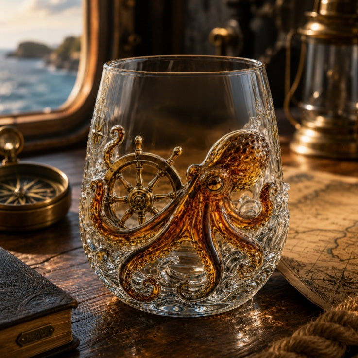 Release The Kraken Pirate Glass Collection — 7-Piece Legendary Ocean Treasure Set🔥🔥🔥Buy 3 Get 1 Free