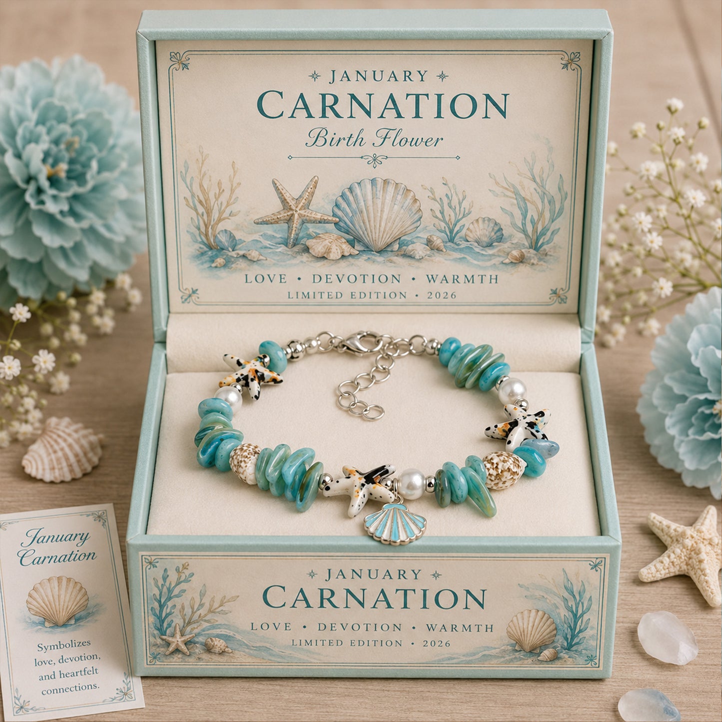 🐚 Blessings from the Deep: Shell, Pearl & Aquamarine Choker | 2026 Limited Handmade Edition – Only 8 Left