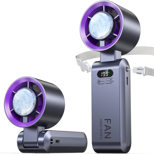 ❄️La glace dans votre poche. L'ouragan dans votre main🥶Ventilateur portable ultra-rapide🌪️