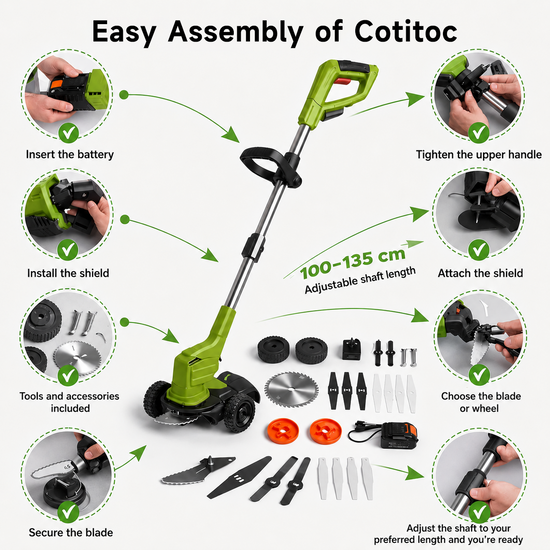 Easy assembly of Cotitoc-Pro