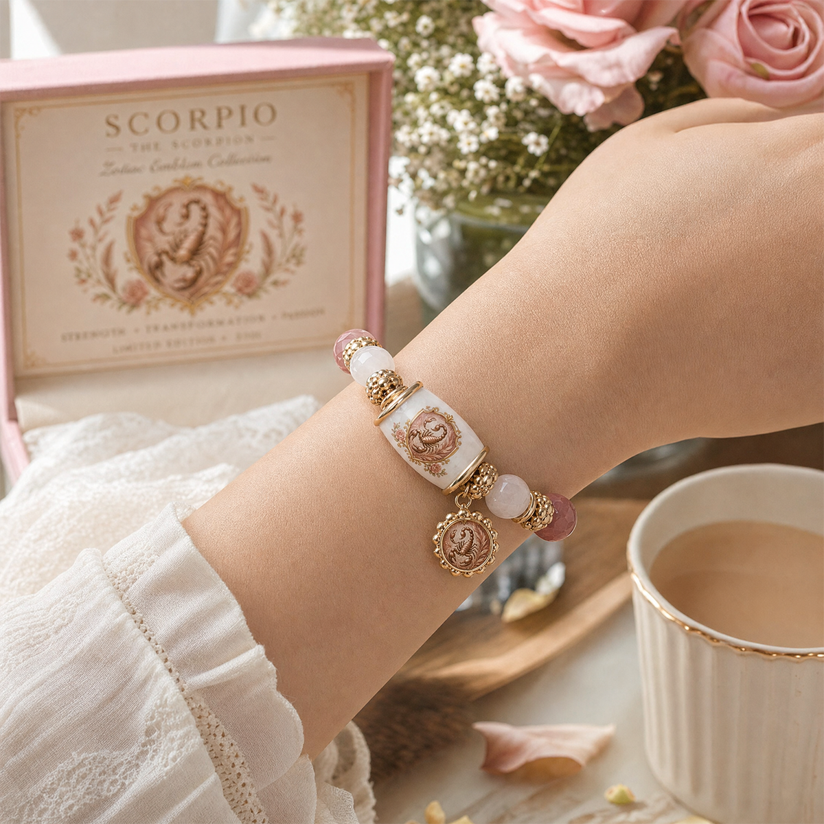 🔥Limited Edition💫 12 Zodiac Bracelet – Natural Chalcedony, Your Sign, Your Energy