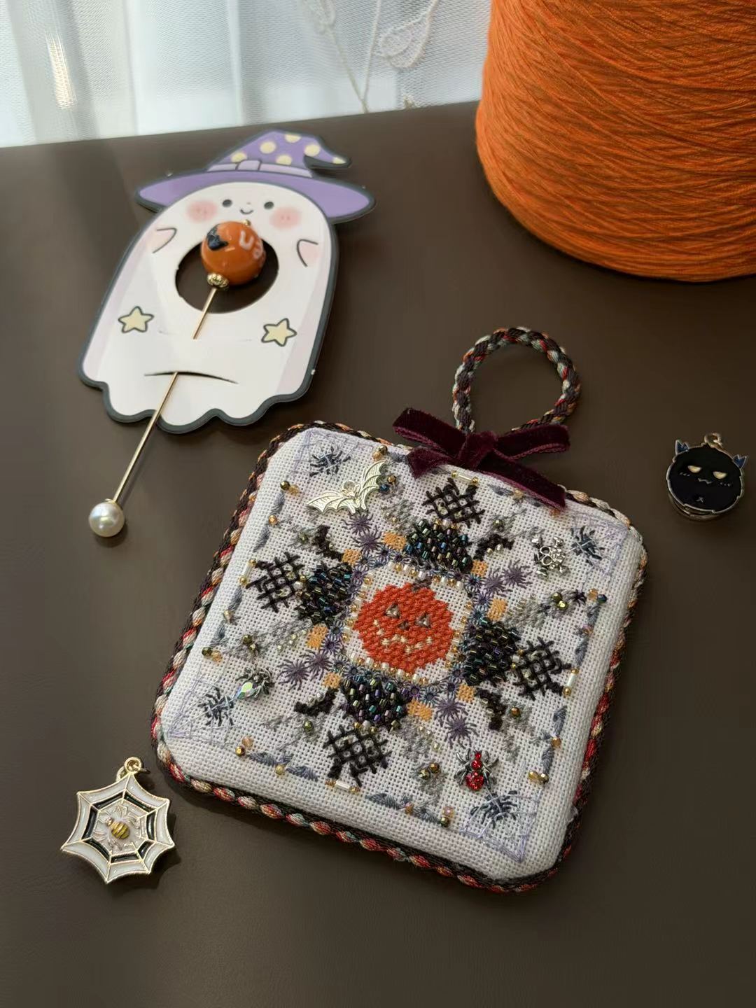 🎃Halloween Cross Stitch Kit – Beginner Friendly
