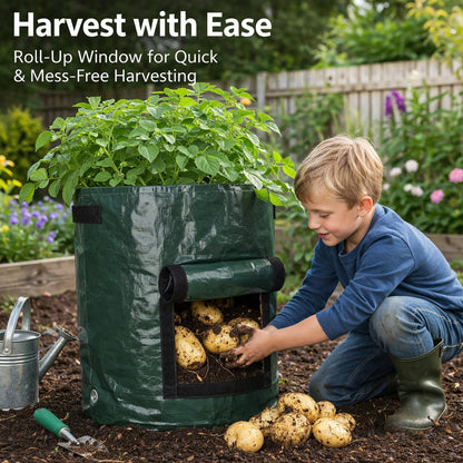 🥔 Pflanzsäcke aus Gartenvlies – atmungsaktive & einfach zu erntende Anzuchtbeutel 🔥