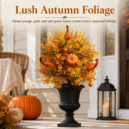 💥 LAST DAY 49% OFF🔥 Artificial Fall Pumpkin Tree Stakes