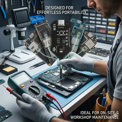 Type-C Inductance Tester Motherboard Coil Tester, Electronic Circuit Board Inductor Detector