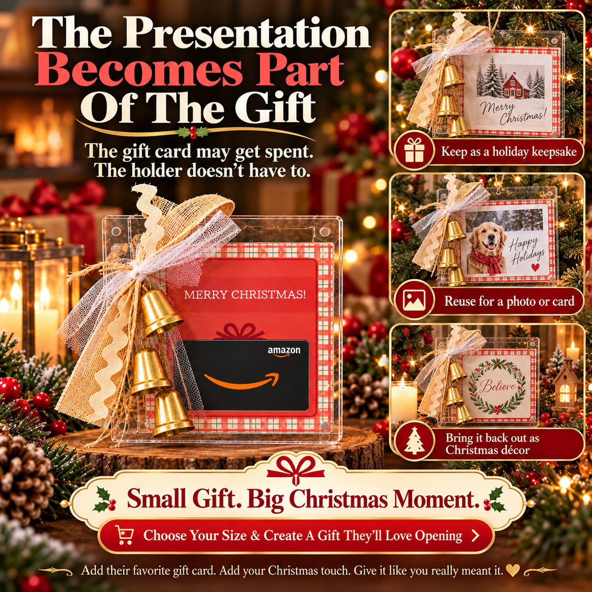 🎅✨Christmas Gift Card Keepsake Frame
