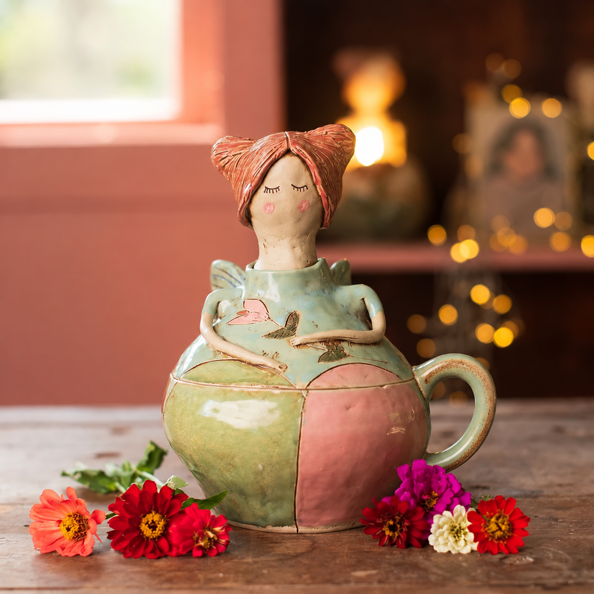 💖 Handmade Fairies 2-in-1 Storage Jar & Mug