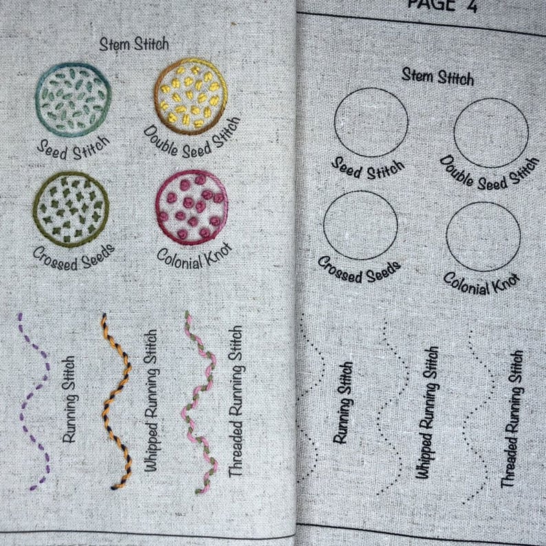 ❤️Beginner-Friendly🪡Stitch Book 📖with 143 different stitches