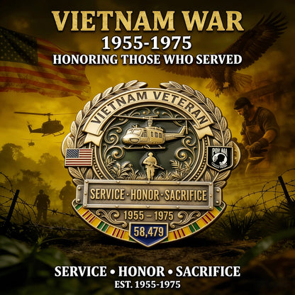 🦅LAST DAY 50% OFF - 🎖️Vietnam Veteran Honor Commemorative Pin