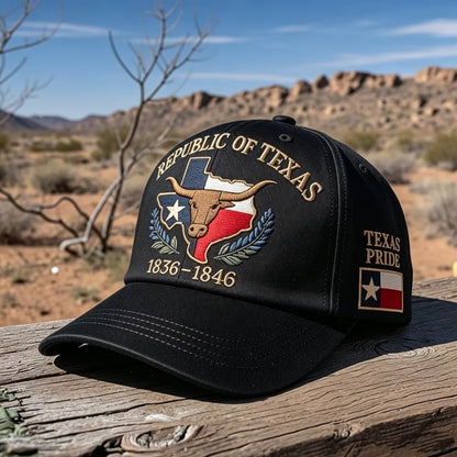 🔥Casquette brodée République du Texas