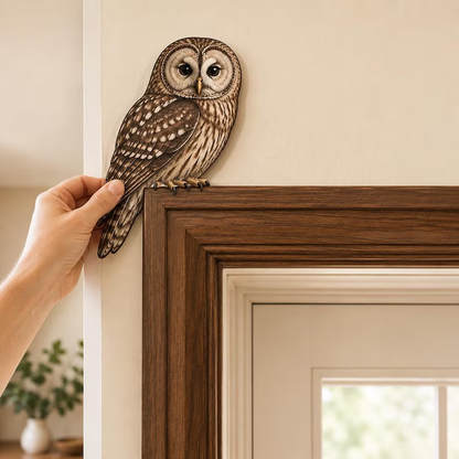 Wooden Owl Door Topper