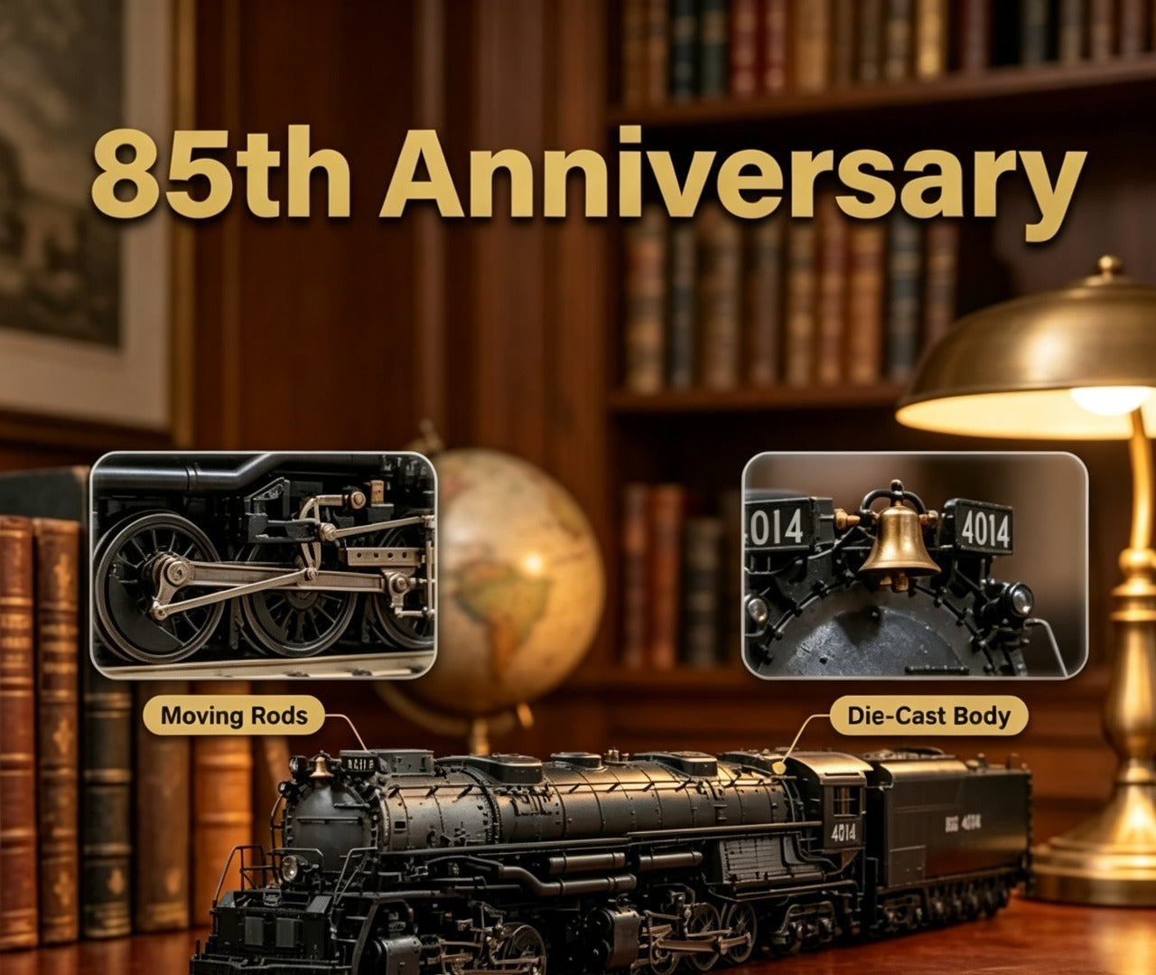 🏆 85th Anniversary Steam Giant Die-Cast Model