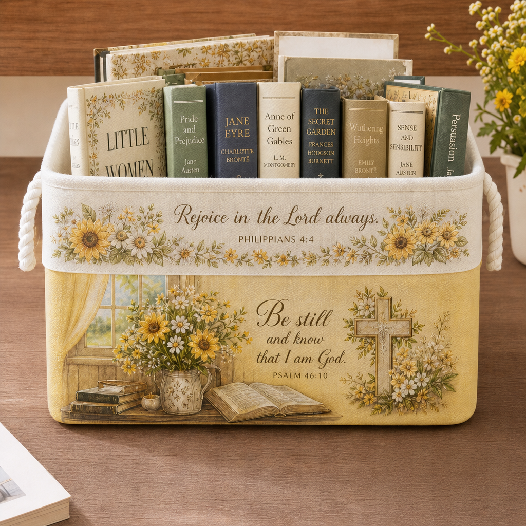 ✝️Christian Faith Inspirational Storage Basket