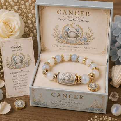 🔥Limited Edition💫 12 Zodiac Bracelet – Natural Chalcedony, Your Sign, Your Energy