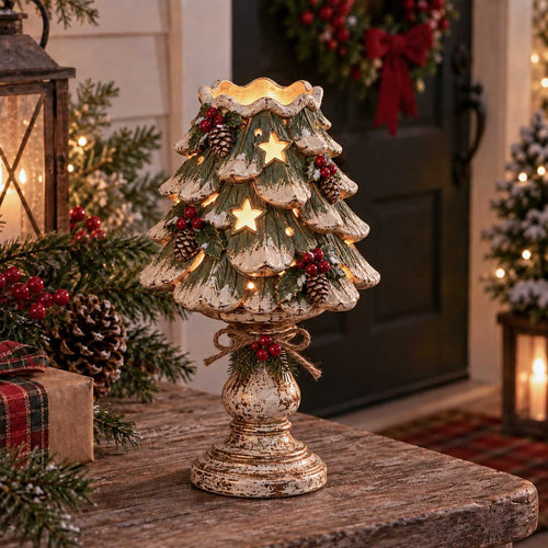 🎅🎄 Christmas Heirloom Glow Candle Holder Collection