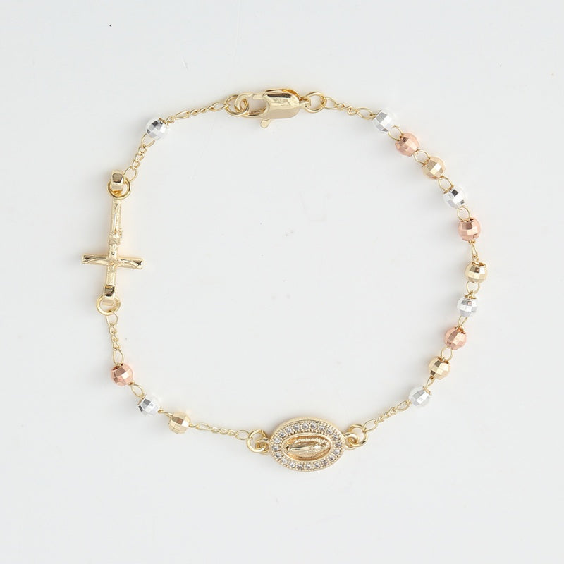 ✝️Rosary Cross Beaded Bracelet✨✨