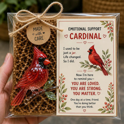 🌸🐝🦛 Emotional Support Glass Animal Gift Set – A Meaningful Little Reminder That You Matter 💕