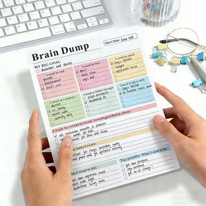 DetoxViva Brain Dump Notepad