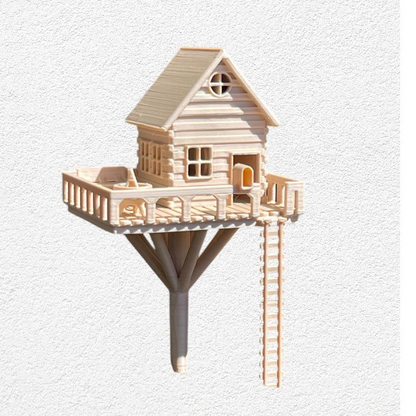 Mini Treehouse Planter Decoration