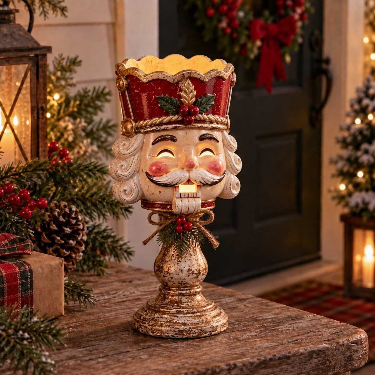 🎅🎄 Christmas Heirloom Glow Candle Holder Collection