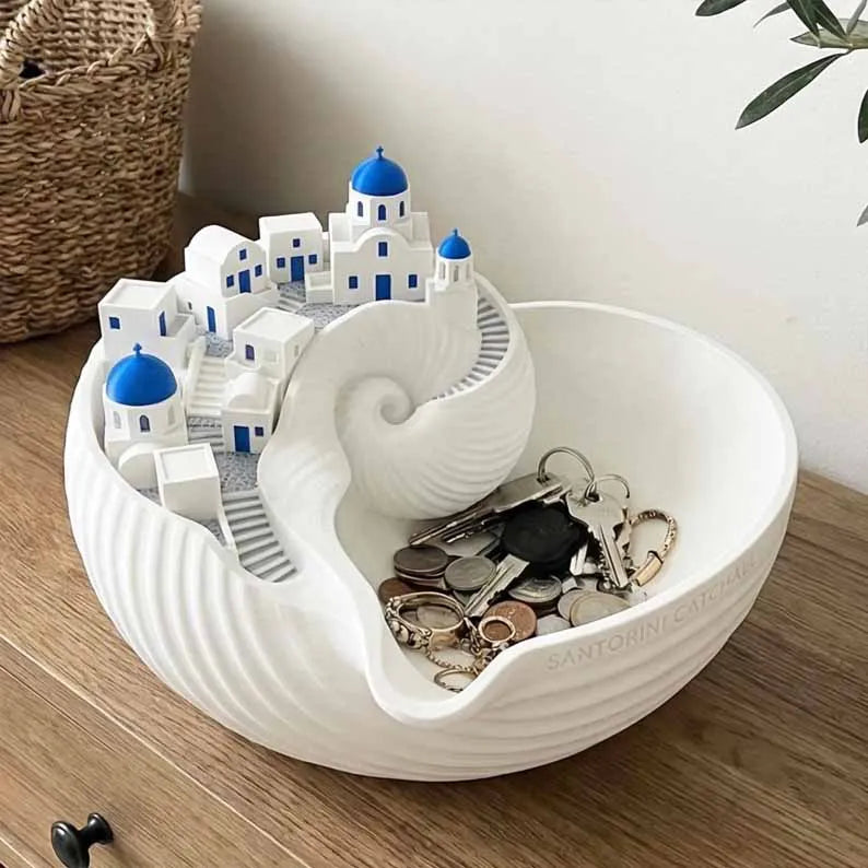🌊Santorini Catchall Bowl