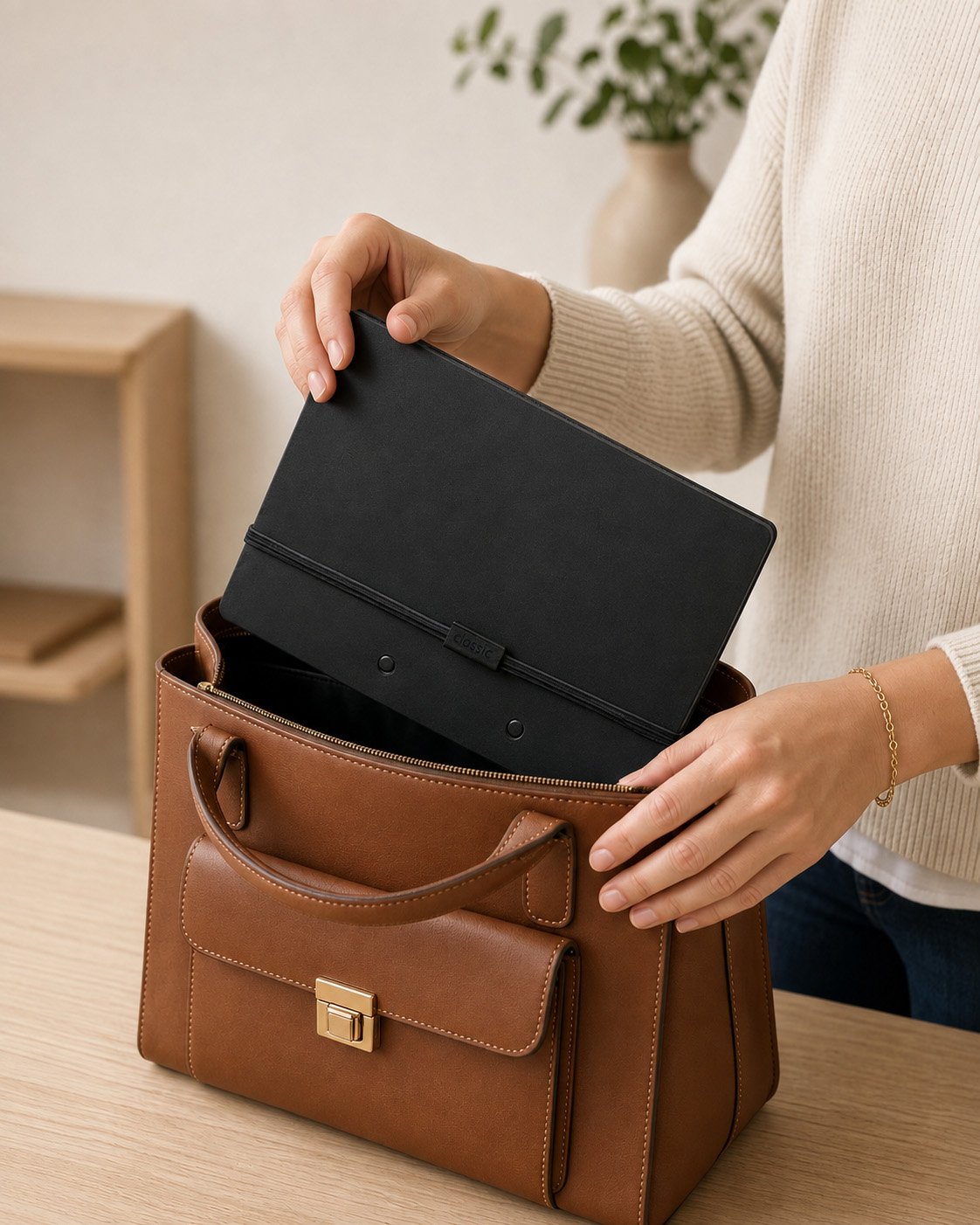 A4/A5 Foldable Clipboard Portfolio – Portable Writing Board with Strong Clip & Elastic Strap