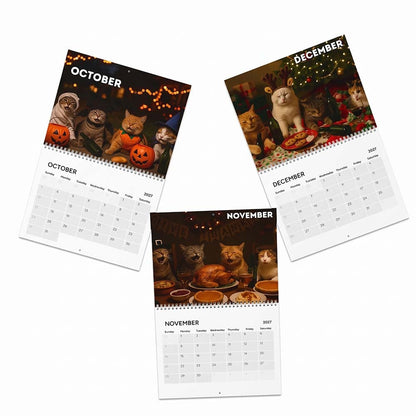 🔥Last Day 50% OFF 🍺🐱Drunk Cats 2027 Calendar