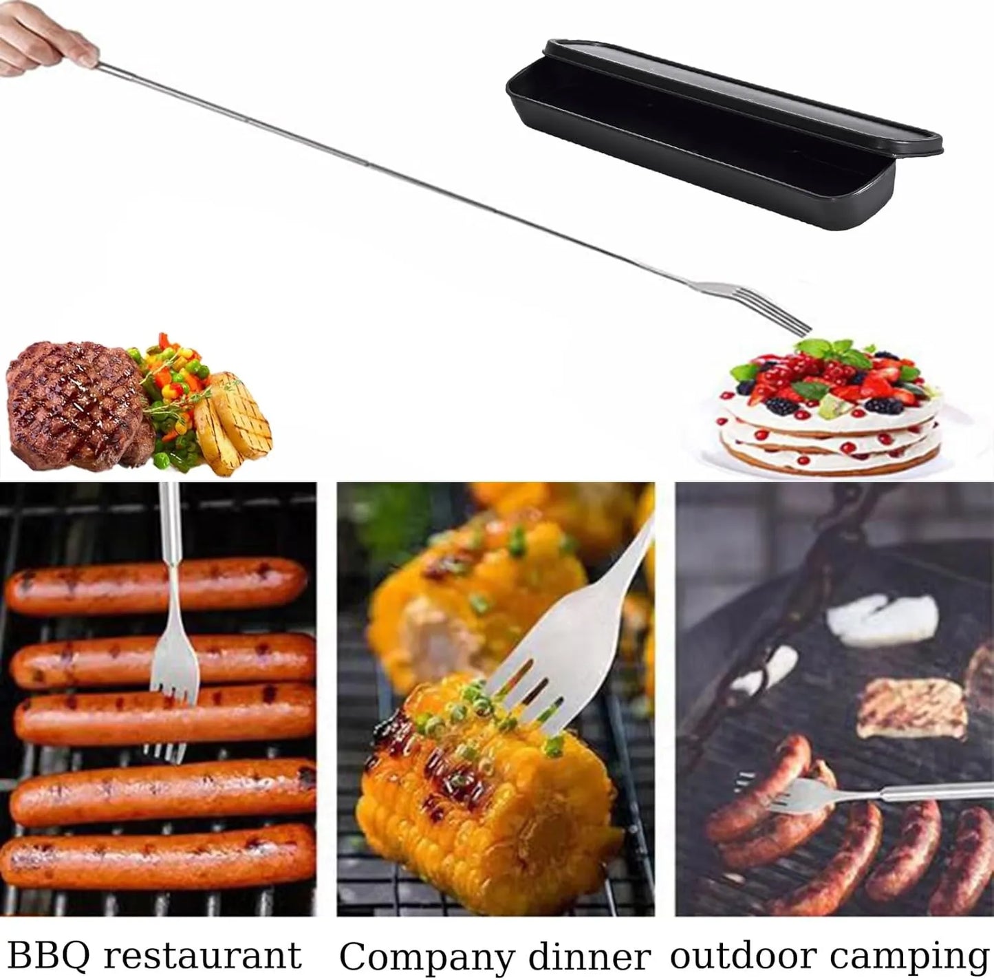 🔥 Hot Sale 49% OFF-🎉Stainless steel telescopic fork