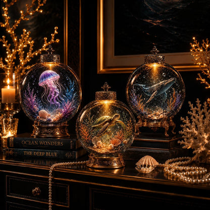 💙✨Ocean Series Illuminated 3D Model Decorations