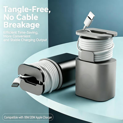 2-in-1 iPhone Charger Protector & Cable Winder