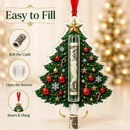🎁💵 Christmas Cash Holder Ornament — Turn Cash Into a Christmas Surprise