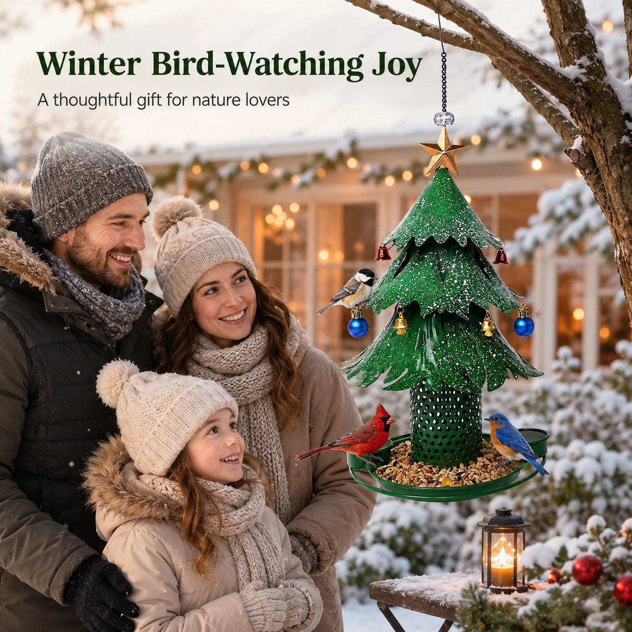 🎄Christmas Tree Bird Feeder - 🐦✨Festive Backyard Holiday Decor