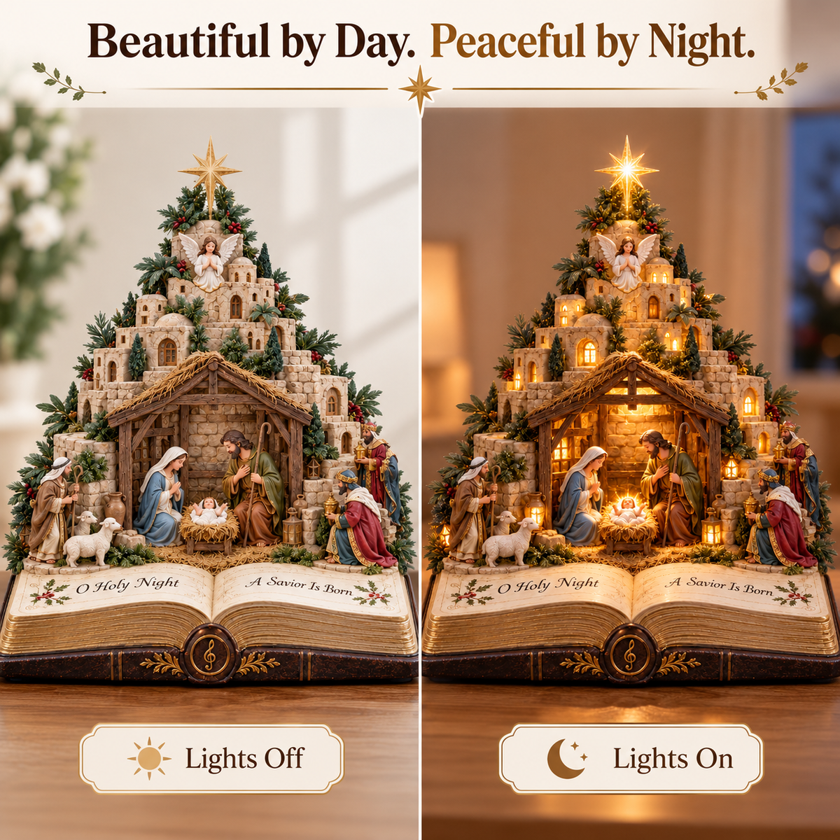 🔥 Last Day 50% OFF ✝️Bethlehem Star of Faith Christmas Tree Light✨