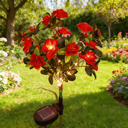 🔥2026 Summer Hot Sale 49%  OFF-LED Solar Flower Lights Rhododendron Outdoor Simulated Flower Lamp