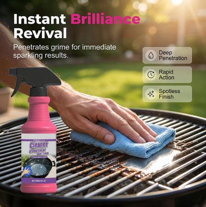 🔥 Buy 2 Get 1 Free  🧼 Powerful Grill Degreaser Spray – Kitchen Grease Killer & Heavy-Duty Clean✨