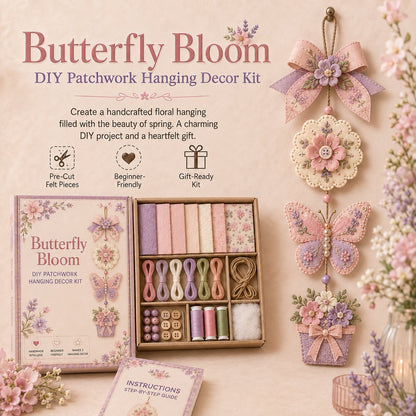 🔥Last Day BUY 3 GET 1 FREE✨ DIY Patchwork Hanging Decor Kit | A Heartfelt Handmade Decoration Full of Love & Memories