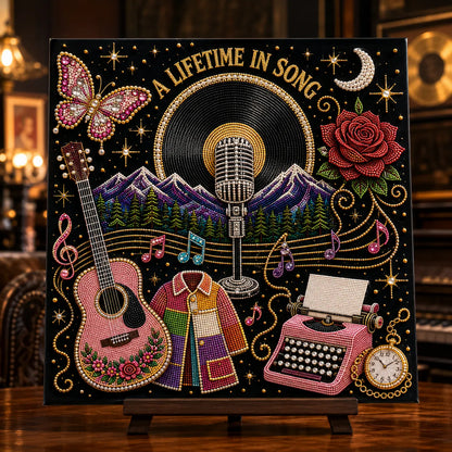 💥 LAST DAY 49% OFF – 🎤 Premium 3D Pearl Dolly Country Music Tribute Art Kit | Luxury Flocked Canvas with Scratch-Resistant Non-Fading Acrylic Resin Pearls & Faceted Drills DIY Keepsake Decor 💎✨