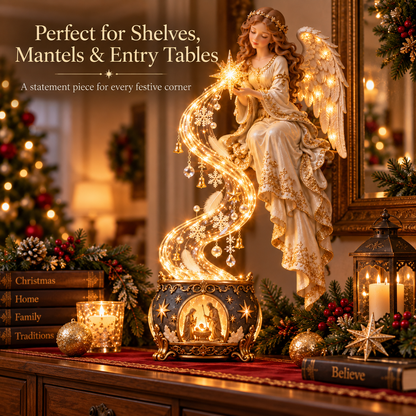 ✨Last Day 49% OFF✨Heavenly Angel Nativity Starfall Light