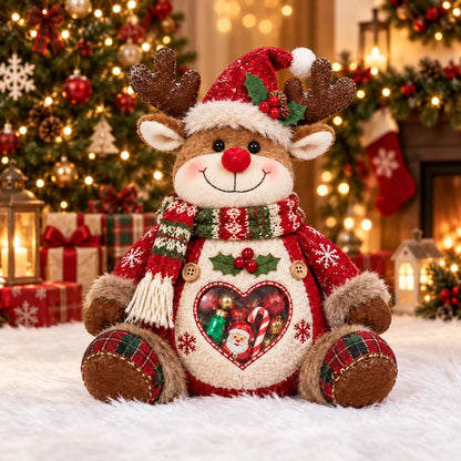 ⏰LAST DAY 50% OFF 💯🎅 Refillable Christmas Figurine Treat Holder 🍬