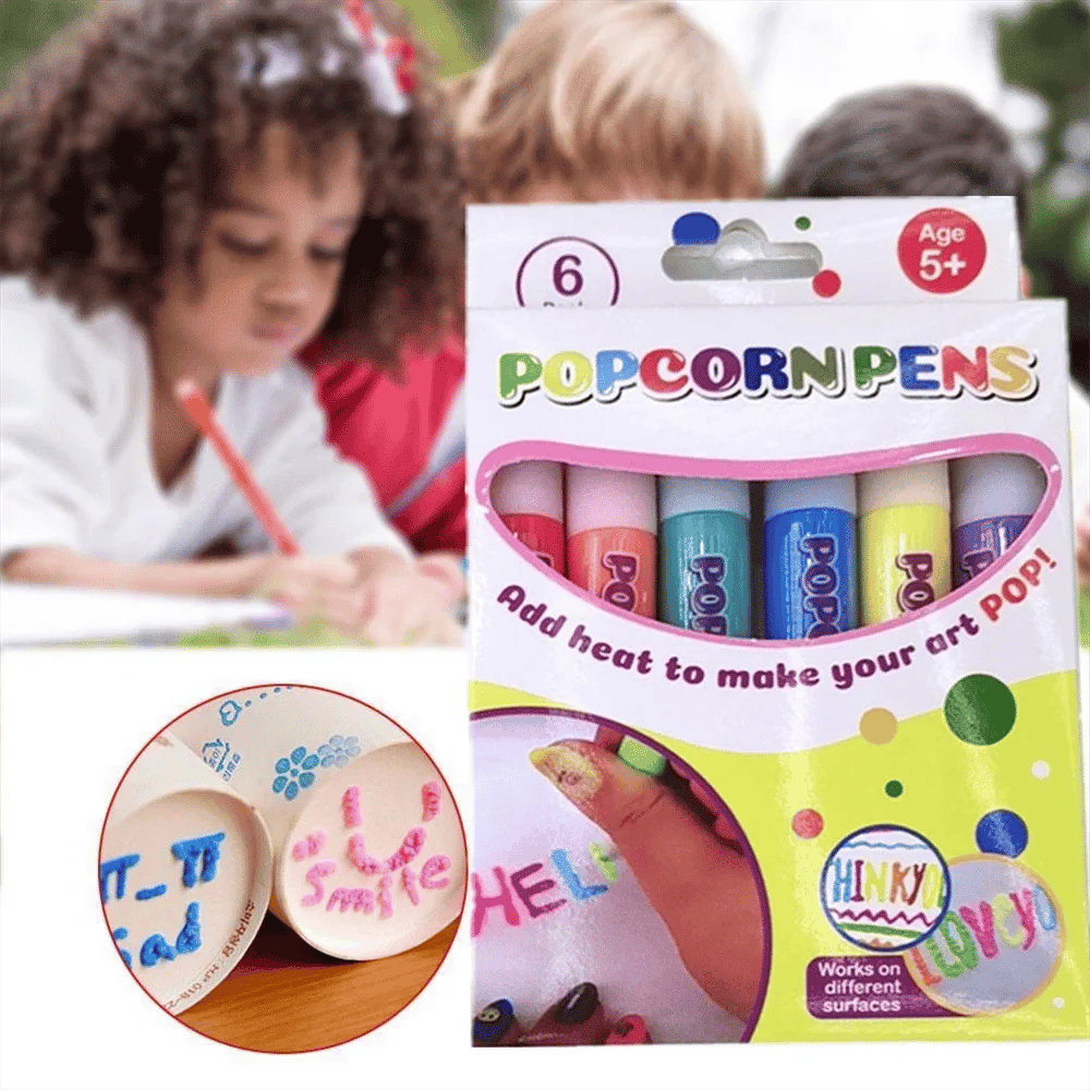 🎁🔮Magic Pen – Draw 3D with one stroke!🎄 DIY Bubble Popcorn Drawing Pens& Buy 3 Pay 2 🔥