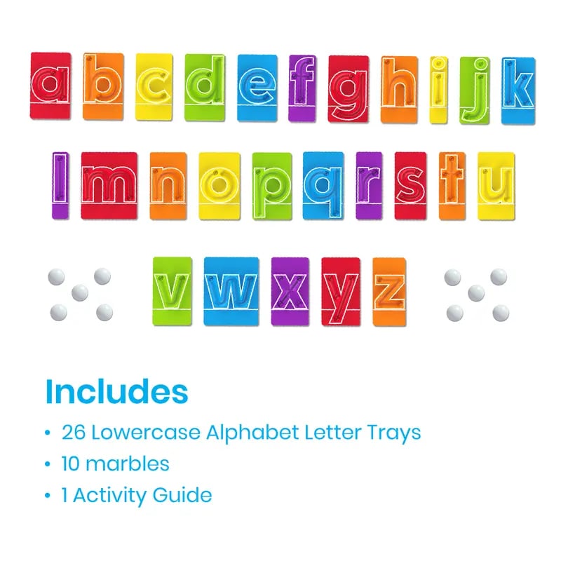 🔥Last Day 49% OFF-2026 🔤Marble Tracers - Lowercase Letters🌀Roll Into Letter-Writing Fun!