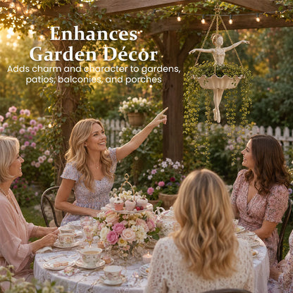 Ballet Dancer Hanging Planter