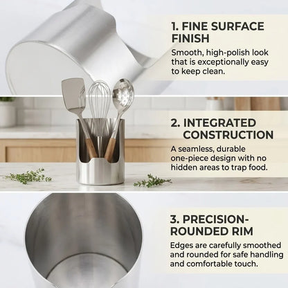 Stainless Steel Utensil Holder