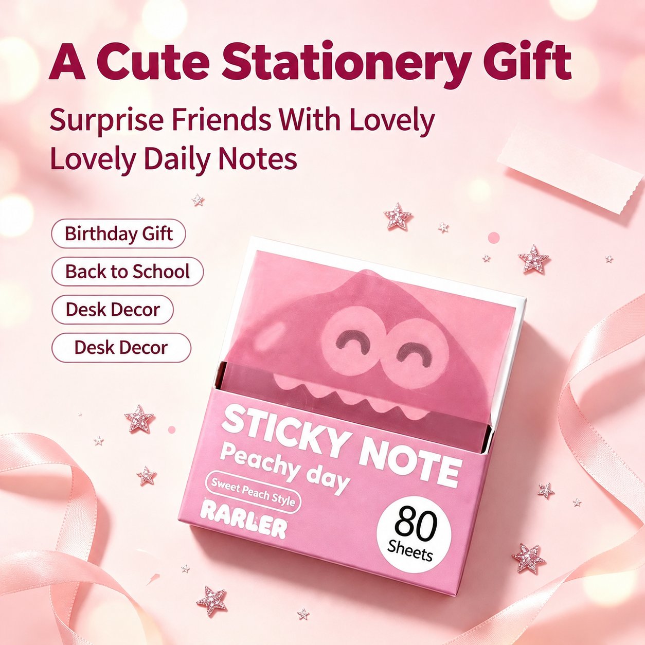 Cute Monster Pull-out Sticky Notes