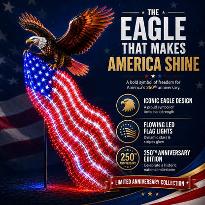 🇺🇸 250th Anniversary Sale - 50% OFF 🦅 Eagle of Freedom™ Solar Garden Light