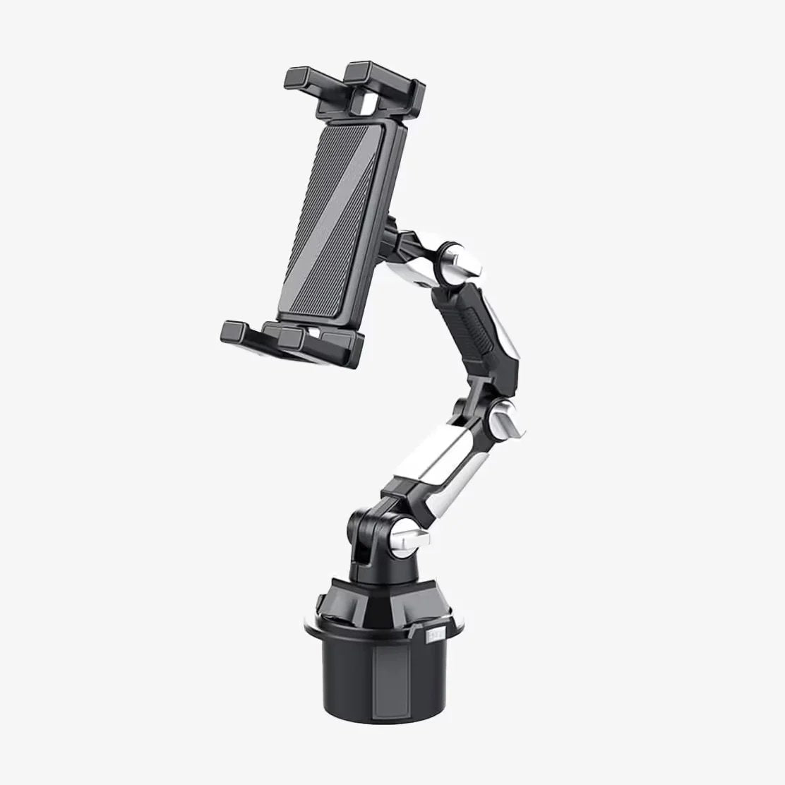 Adjustable Car Cup Holder Phone & Tablet Mount – 360° Rotating Universal Stand