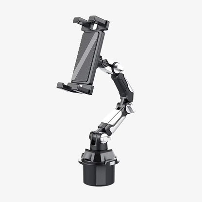 Adjustable Car Cup Holder Phone & Tablet Mount – 360° Rotating Universal Stand